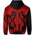 Hawaii Polynesian Zip Hoodie In My Heart Ryan Style Red - Polynesian Pride