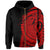 Hawaii Polynesian Zip Hoodie In My Heart Ryan Style Red - Polynesian Pride