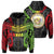 Hawaii Polynesian Tribal Coat of Arms Zipper Hoodie Reggae Mark Style Unisex Black - Polynesian Pride