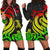 Tonga Women Hoodie Dress - Reggae Tentacle Turtle Reggae - Polynesian Pride