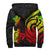 Samoa Sherpa Hoodie - Reggae Tentacle Turtle - Polynesian Pride