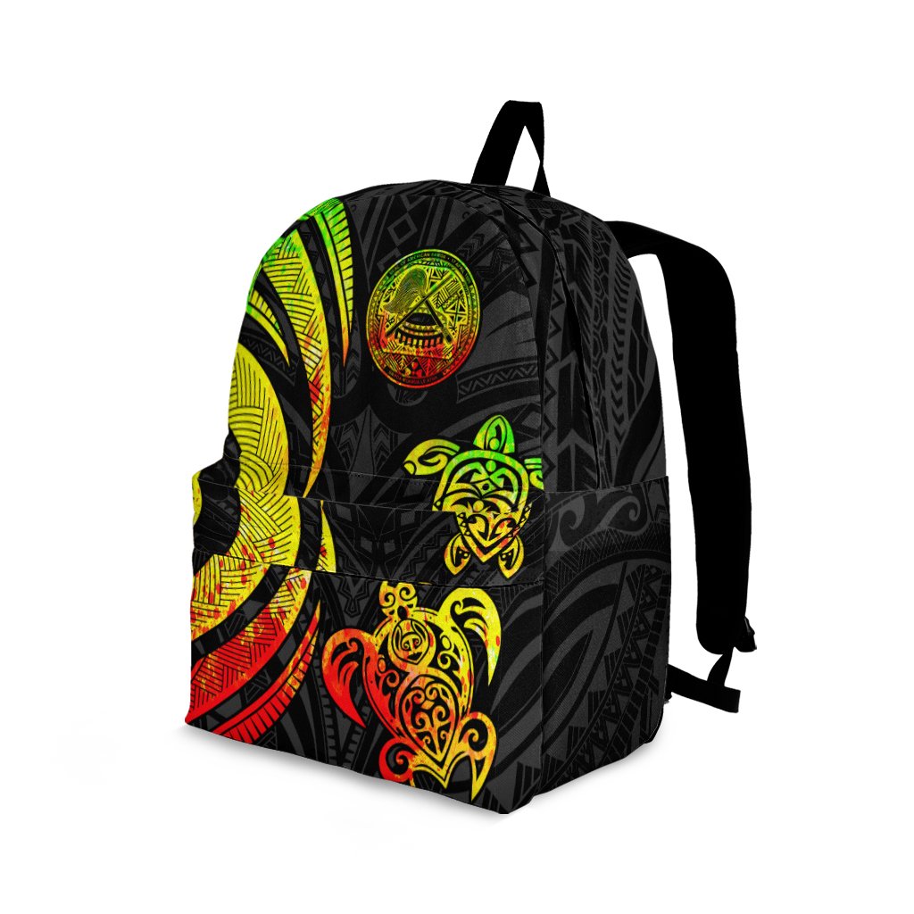American Samoa Backpack - Reggae Tentacle Turtle - Polynesian Pride