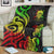 Tuvalu Premium Blanket - Reggae Tentacle Turtle - Polynesian Pride