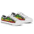 Hawaii Low Top Canvas Shoes - Reggae Tentacle Turtle - Polynesian Pride