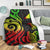 Tokelau Premium Blanket - Reggae Tentacle Turtle - Polynesian Pride