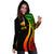 Northern Mariana Islands Women's Hoodie Dress - Reggae Polynesian Tentacle Tribal Pattern - Polynesian Pride