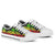 Tahiti Low Top Canvas Shoes - Reggae Tentacle Turtle - Polynesian Pride