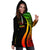 Palau Women's Hoodie Dress - Reggae Polynesian Tentacle Tribal Pattern - Polynesian Pride