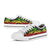 Hawaii Low Top Canvas Shoes - Reggae Tentacle Turtle - Polynesian Pride