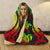 Chuuk Hooded Blanket - Reggae Tentacle Turtle - Polynesian Pride