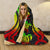 New Caledonia Hooded Blanket - Reggae Tentacle Turtle - Polynesian Pride