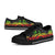 Guam Low Top Canvas Shoes - Reggae Tentacle Turtle - Polynesian Pride