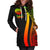 Tahiti Women's Hoodie Dress - Reggae Polynesian Tentacle Tribal Pattern - Polynesian Pride