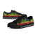 Tonga Low Top Canvas Shoes - Reggae Tentacle Turtle - Polynesian Pride