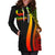 Pohnpei Women's Hoodie Dress - Reggae Polynesian Tentacle Tribal Pattern - Polynesian Pride