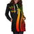 Kosrae Women's Hoodie Dress - Reggae Polynesian Tentacle Tribal Pattern - Polynesian Pride