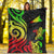 Tokelau Premium Blanket - Reggae Tentacle Turtle - Polynesian Pride