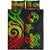 Tonga Quilt Bed Set - Reggae Tentacle Turtle - Polynesian Pride