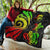 Tuvalu Premium Quilt - Reggae Tentacle Turtle - Polynesian Pride