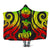 Tahiti Hooded Blanket - Reggae Tentacle Turtle Hooded Blanket Reggae - Polynesian Pride