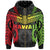 Hawaii Polynesian Tribal Coat of Arms Zipper Hoodie Reggae Mark Style - Polynesian Pride