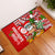 Hawaii Mele Kalikimaka Santa Claus Beach Door Mat LT6 Red - Polynesian Pride