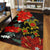 Hawaii Turtle Hibiscus Polynesian Area Rug - Adela Style - AH - Polynesian Pride