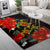 Hawaii Turtle Hibiscus Polynesian Area Rug - Adela Style - AH - Polynesian Pride