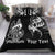 (Custom Personalised) New Caledonia Bedding Set Emblem Nautilus Shell Version Black LT13 Black - Polynesian Pride