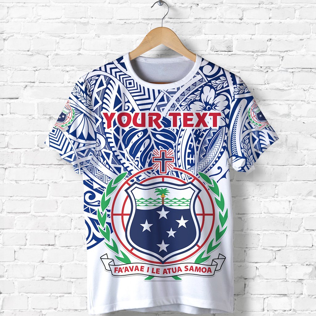 Custom Manu Samoa Rugby T Shirt Simple Style White Unisex White - Polynesian Pride