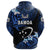 Custom Manu Samoa Rugby Hoodie Unique Vibes Blue - Polynesian Pride