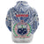 Manu Samoa Rugby Zip Hoodie Simple Style White - Polynesian Pride