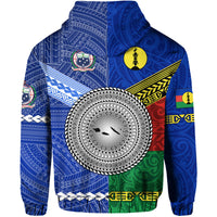 Samoa and Kanaky New Caledonia Hoodie Together LT8 - Polynesian Pride