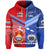 Samoa and Kiribati Hoodie Together LT8 Blue - Polynesian Pride