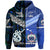 Samoa and New Zealand Hoodie Together Blue LT8 - Polynesian Pride