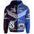 Samoa and New Zealand Hoodie Together Purple LT8 - Polynesian Pride