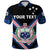 Custom Manu Samoa Rugby Polo Shirt Creative Style Black - Polynesian Pride