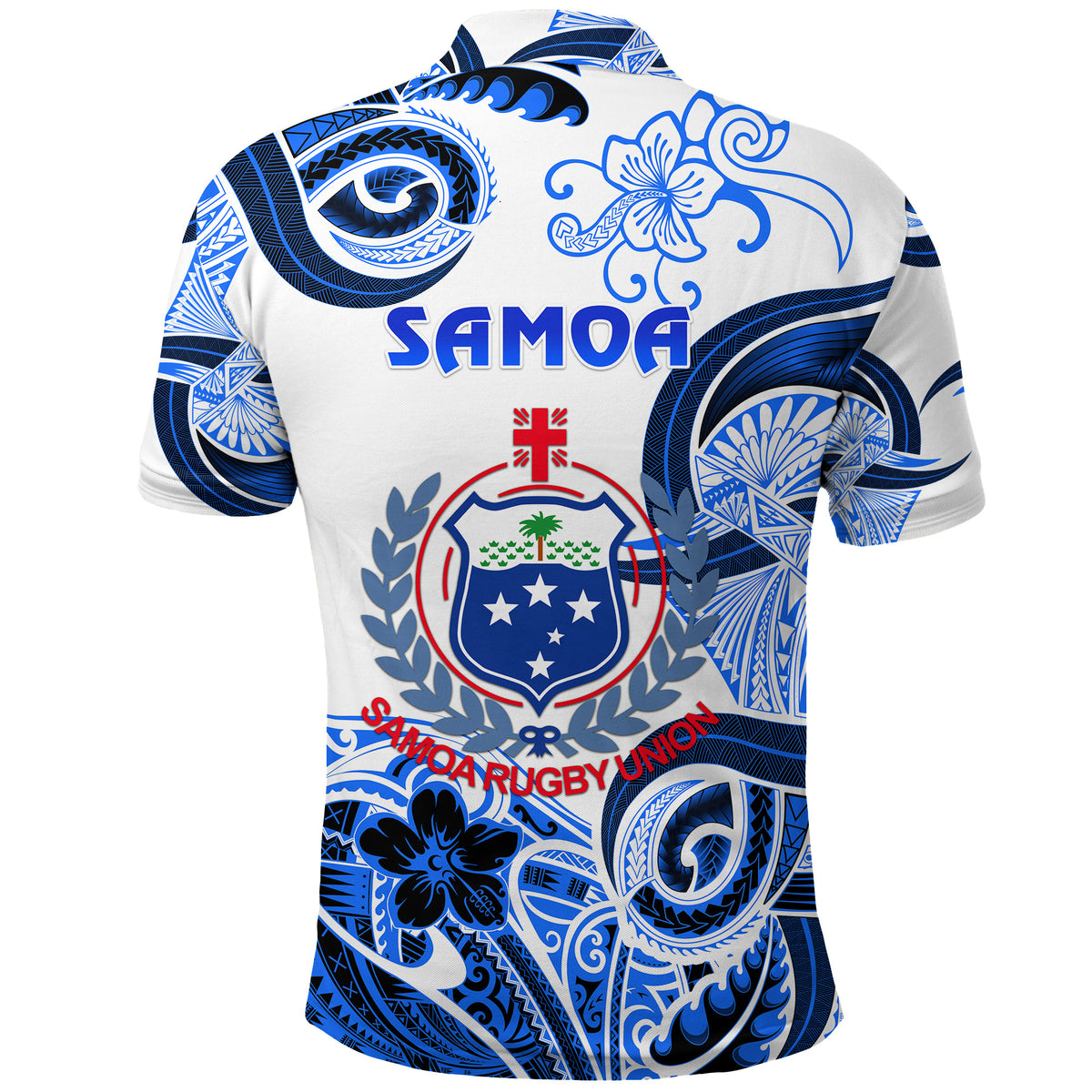Samoa Manu Polo Shirt Rugby Unique Style White LT8 - Polynesian Pride