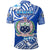 Manu Samoa Rugby Polo Shirt Unique Vibes Coat Of Arms White - Polynesian Pride