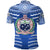 Custom Manu Samoa Rugby Polo Shirt Creative Style Full Blue - Polynesian Pride