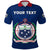 Custom Manu Samoa Rugby Polo Shirt Simple Style Blue Unisex Blue - Polynesian Pride