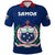 Manu Samoa Rugby Polo Shirt Simple Style Blue Unisex Blue - Polynesian Pride