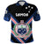 Custom Manu Samoa Rugby Polo Shirt Creative Style Black, Custom Text and Number - Polynesian Pride