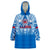 Samoa Rugby Toa Samoa Polynesian Pacific Blue Version Wearable Blanket Hoodie LT14 Unisex One Size - Polynesian Pride