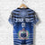 Custom Manu Samoa Rugby T Shirt Creative Style Blue, Custom Text and Number - Polynesian Pride