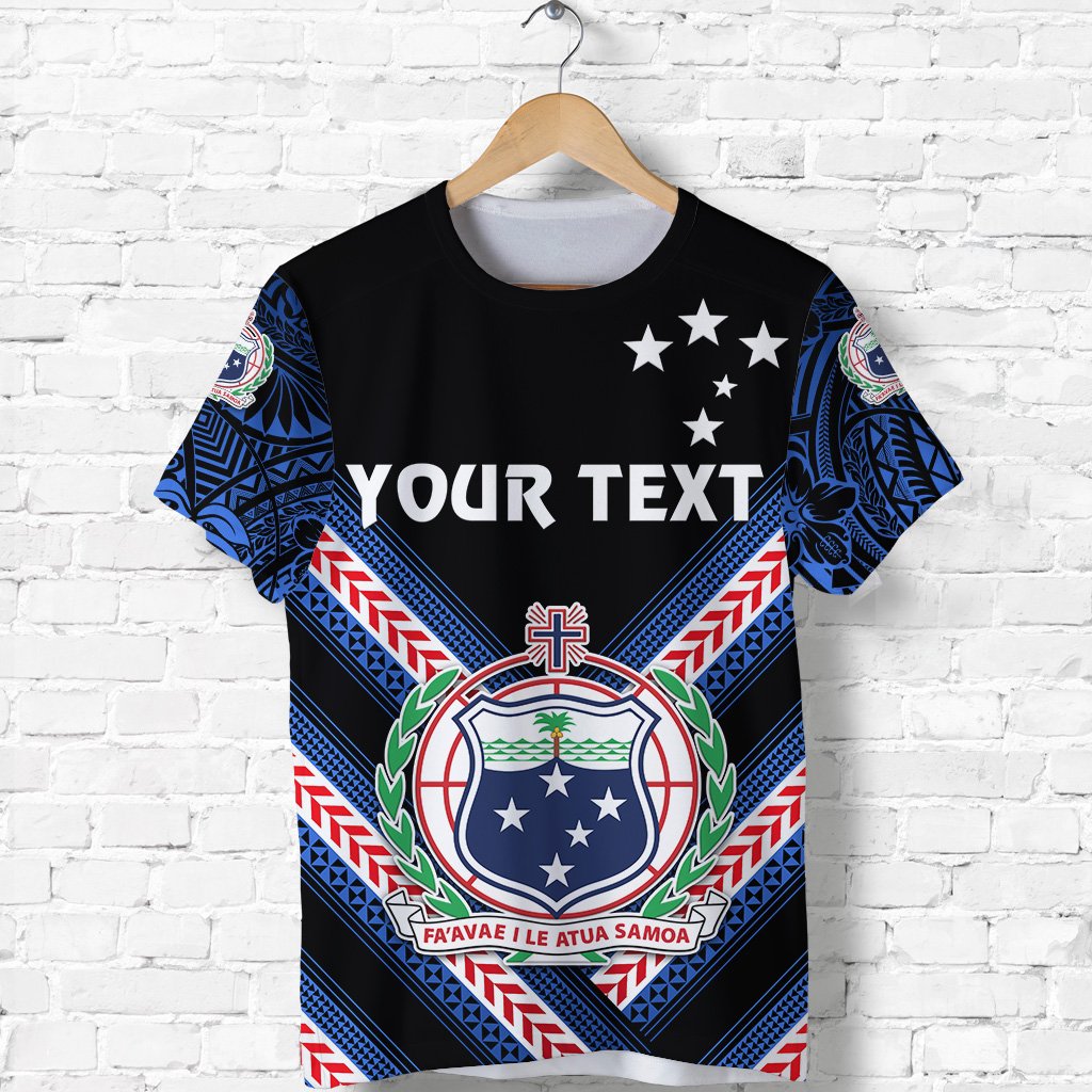Custom Manu Samoa Rugby T Shirt Creative Style Black - Polynesian Pride