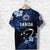 Manu Samoa Rugby T Shirt Unique Vibes Blue - Polynesian Pride