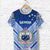 Custom Manu Samoa Rugby T Shirt Creative Style Full Blue, Custom Text and Number - Polynesian Pride