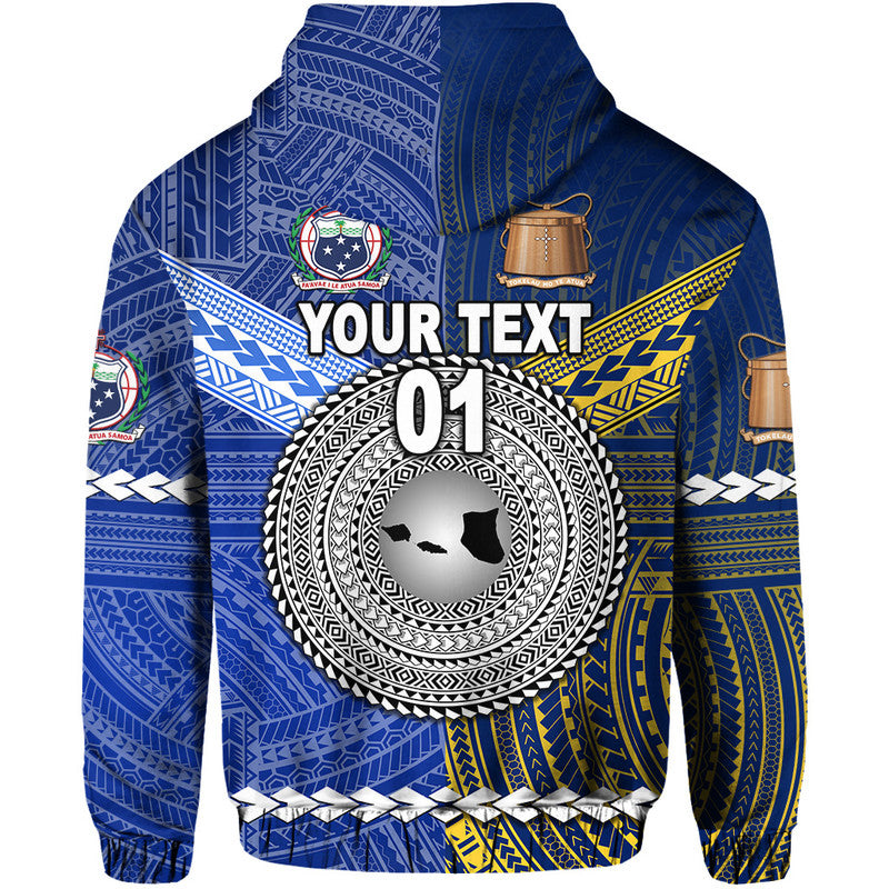 Custom Samoa and Tokelau Hoodie Together LT8 - Polynesian Pride