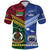 Custom Samoa Vanuatu Polo Shirt Together LT8 Blue - Polynesian Pride